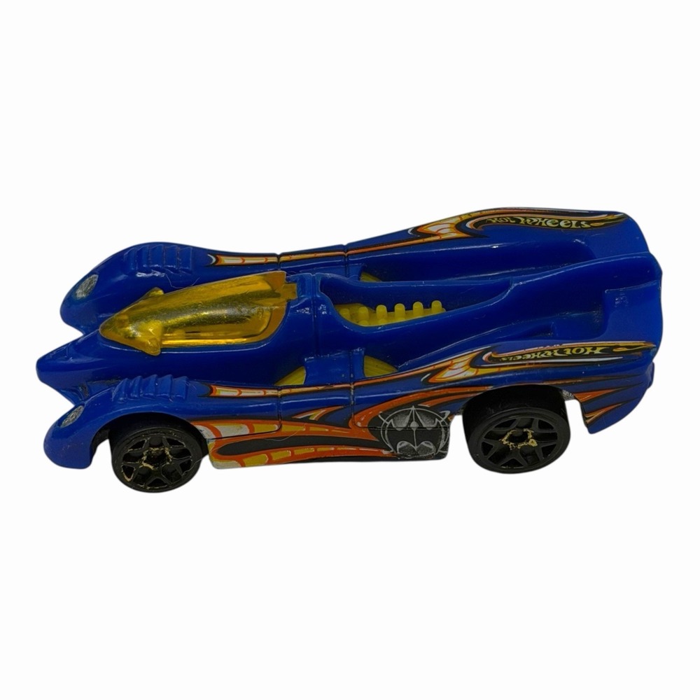 Hot Wheel‎ 1994 Mattel Power Pistons Batman Symbol Blue Yellow - Picture 8 of 13